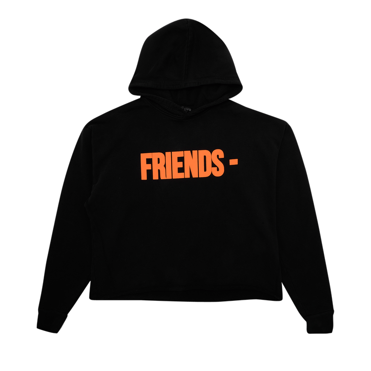 Vlone Friends Hoodie "Black/Orange"