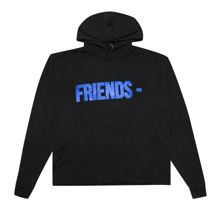 Vlone Friends Hoodie "Black/Blue"