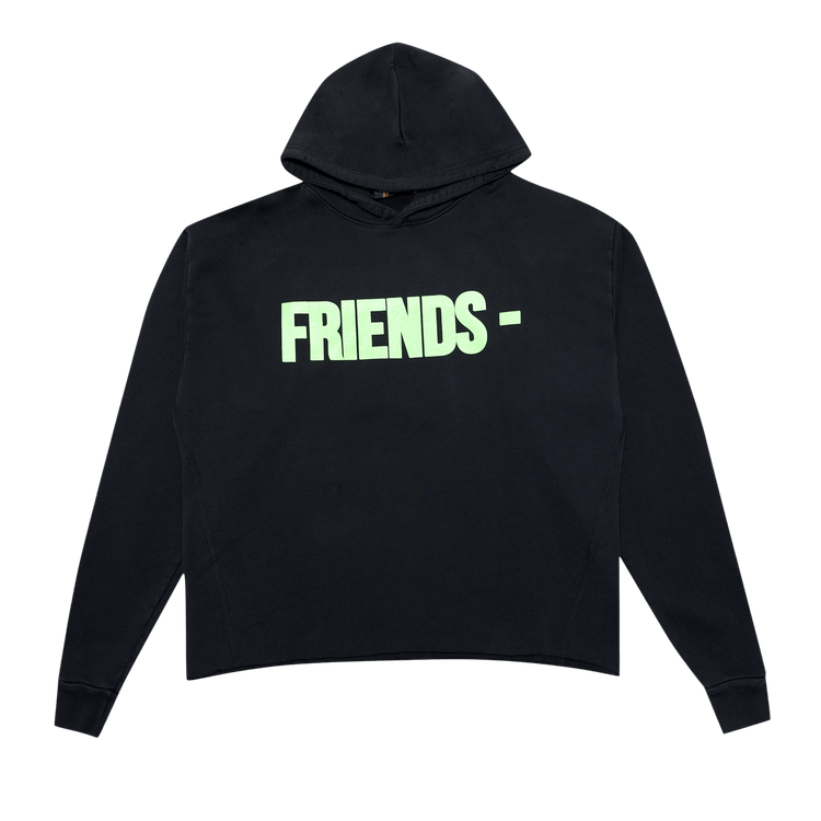 Vlone Friends Hoodie "Black/Green"