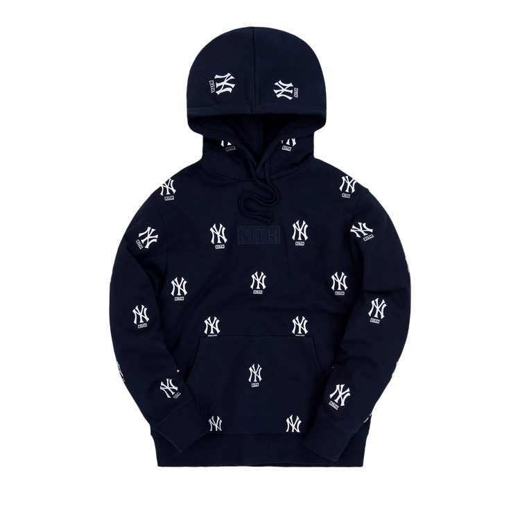 Kith For Major League Baseball New York Yankees Monogram Hoodie "Navy"
