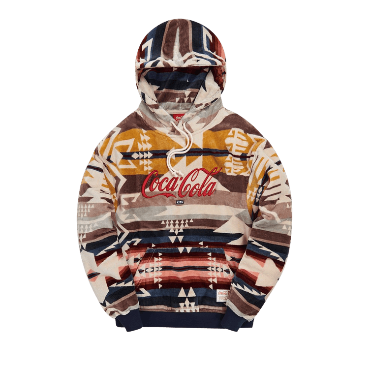 Kith x Coca-Cola x Pendleton Terry Williams 3 Hoodie "Ivory/Multi"