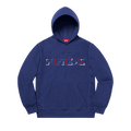 Supreme Drop Shadow Hooded Sweatshirt "Washed Navy"