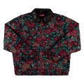 Supreme Leather Collar Work Jacket "Digi Floral"