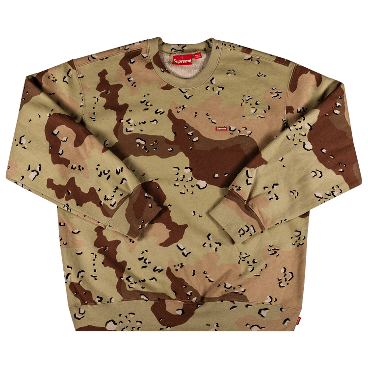 Supreme Small Box Crewneck "Chocolate Chip Camo"
