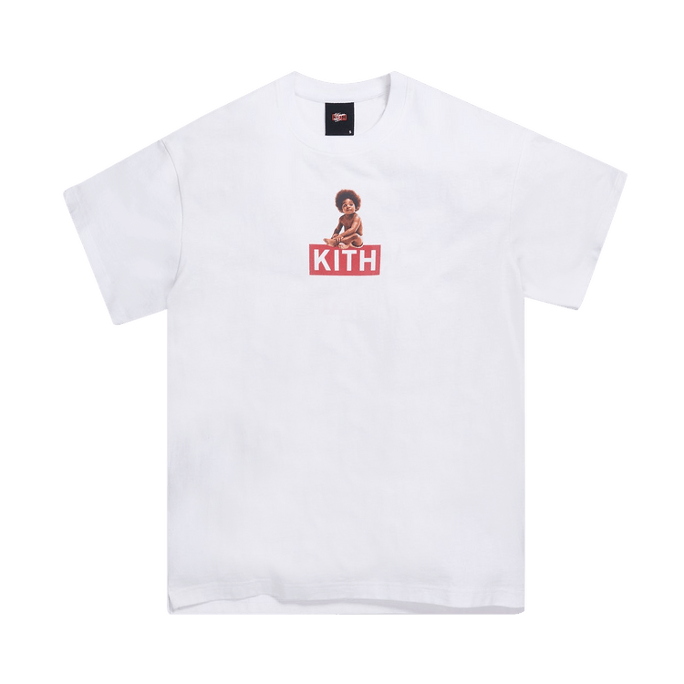 Kith x Biggie Classic Logo Tee "White"