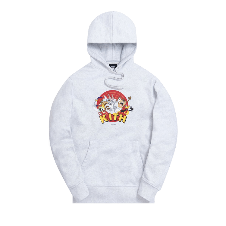 Kith x Looney Tunes That's All Folks Hoodie 'Heather Grey'