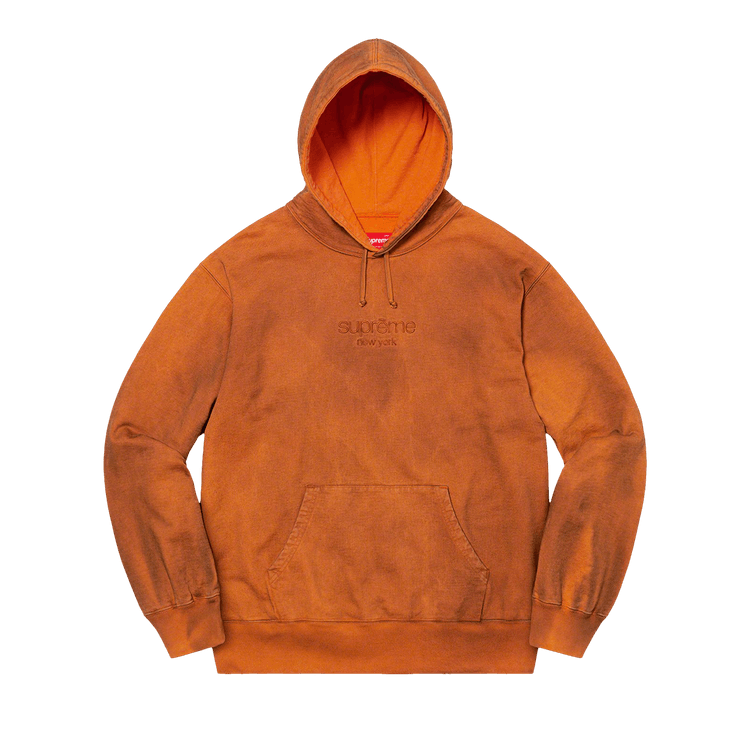Supreme Spray Hooded Sweatshirt "Orange"