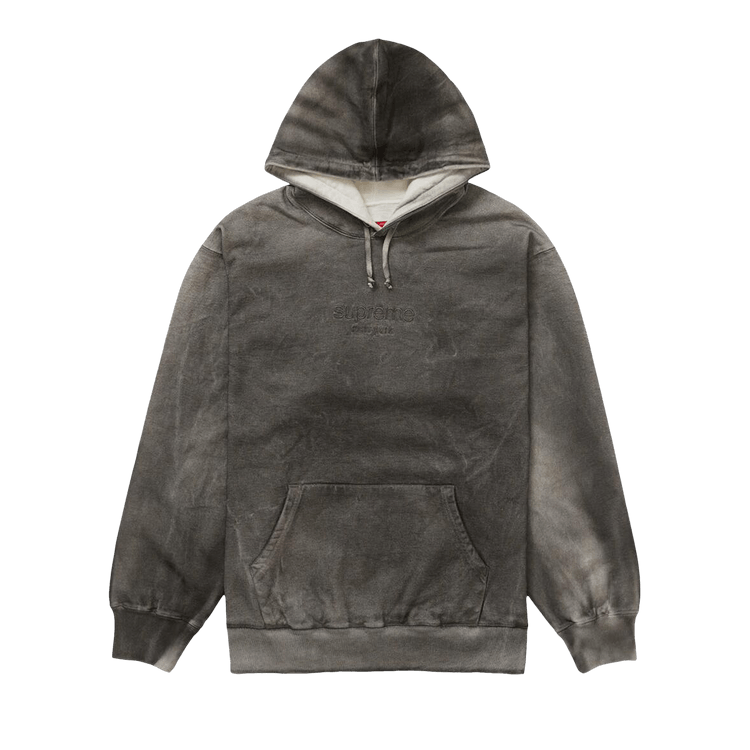 Supreme Spray Hooded Sweatshirt "White"