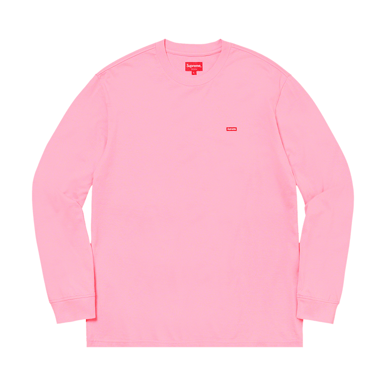 Supreme Small Box Long-Sleeve Tee "Pink"