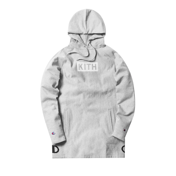 Kith x Champion Extended Hoodie "Heather Grey"