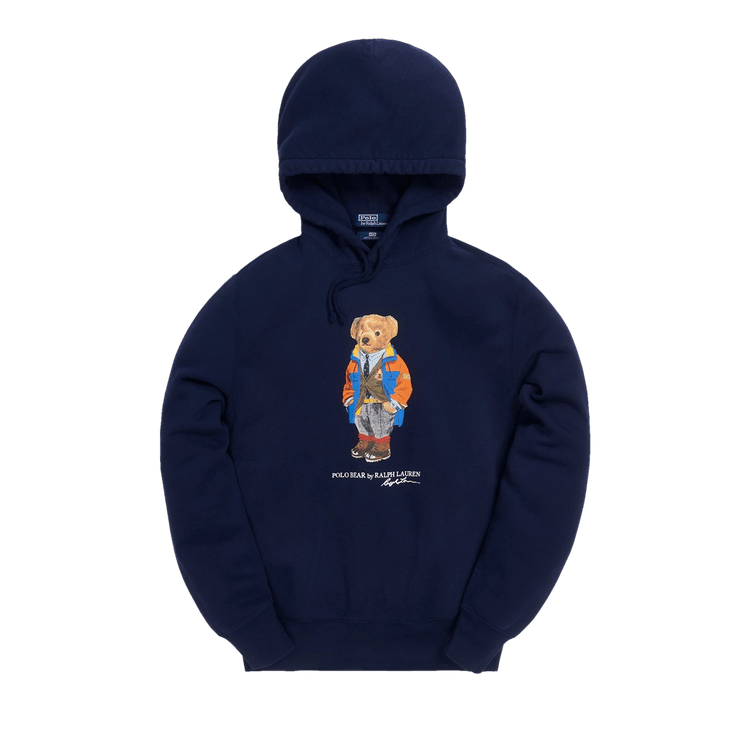 Kith x Polo Ralph Lauren Fleece Hoodie "Navy Blue"
