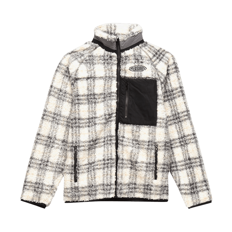 Pleasures Wraith Poodle Polar Fleece Jacket "Grey"