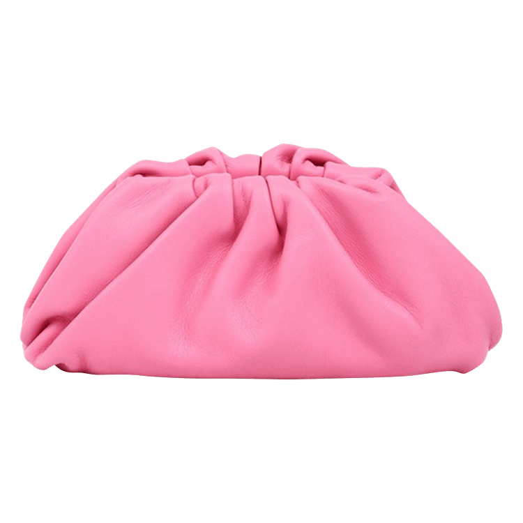 Bottega Veneta Pouch On Strap "Pink/Silver"