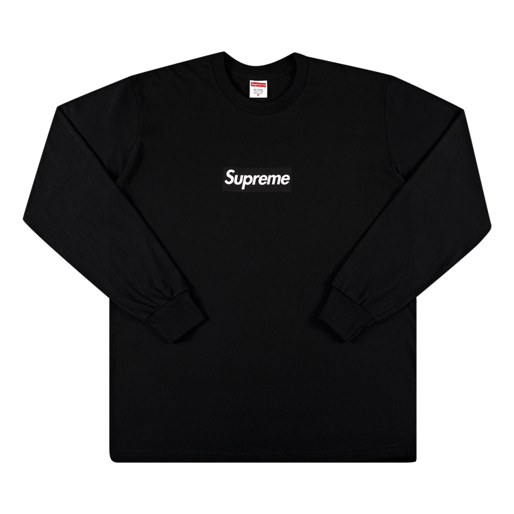 Supreme Box Logo Long-Sleeve Tee "Black"