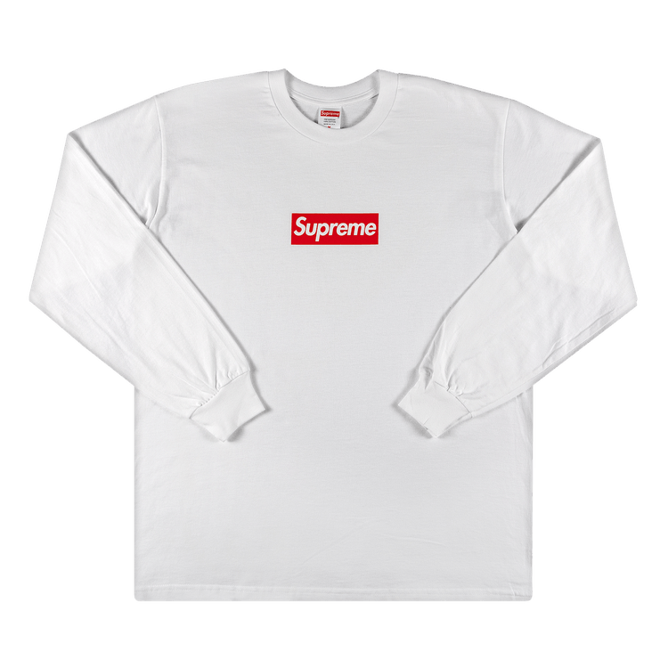 Supreme Box Logo Long-Sleeve Tee "White"