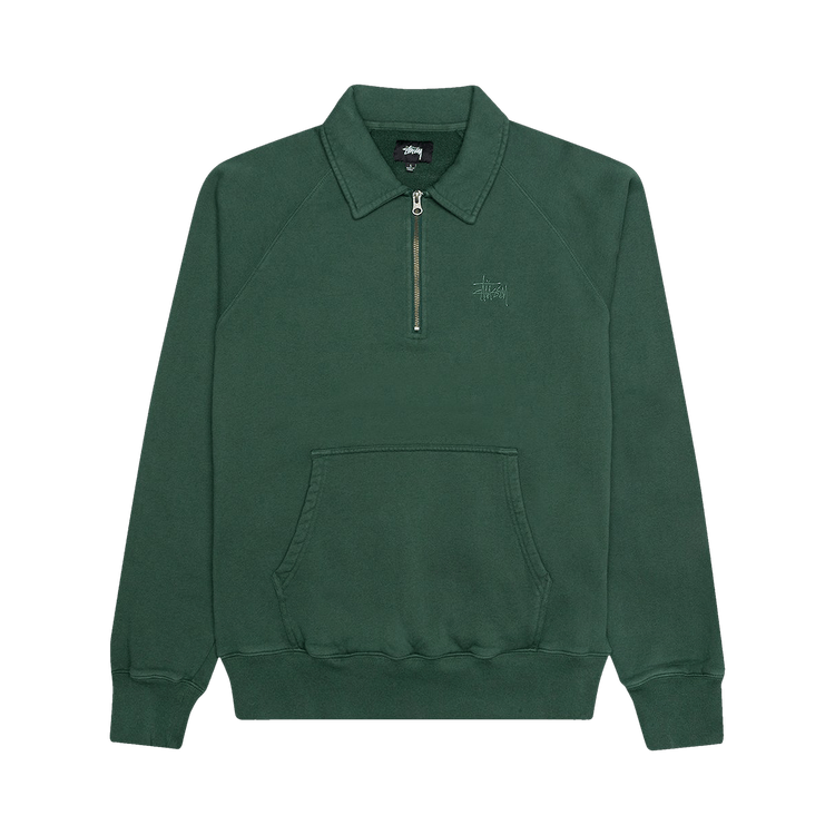 Stussy Polo Zip Fleece "Green"