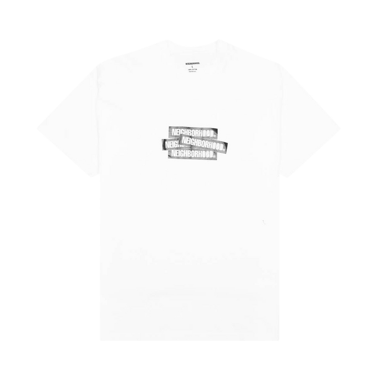 Neighborhood Decal Short-Sleeve C-Tee "White"
