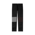 Raf Simons Slim Fit Denim Pants With Jersey Kneepatches "Black"
