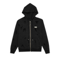 Ader Error Mask Zip-Up Hoodie "Black"