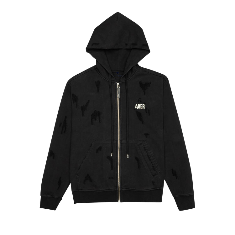 Ader Error Mask Zip-Up Hoodie "Black"
