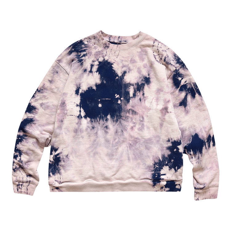 Kapital Fleece Knit Bivouac Big Sweater "Virgin Mary Ashbury Dyed"
