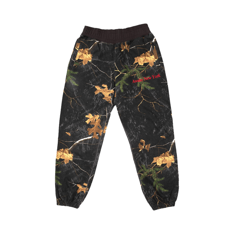 Awake NY Classic Outline Logo Embroidered Sweatpants "Real Tree"