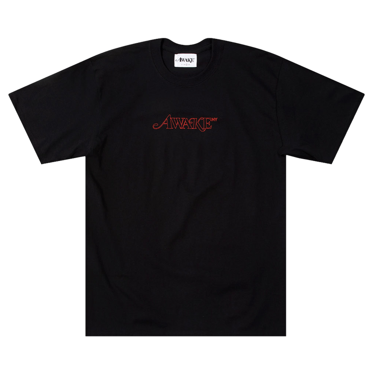 Awake NY Classic Outline Logo Short-Sleeve Tee "Black"