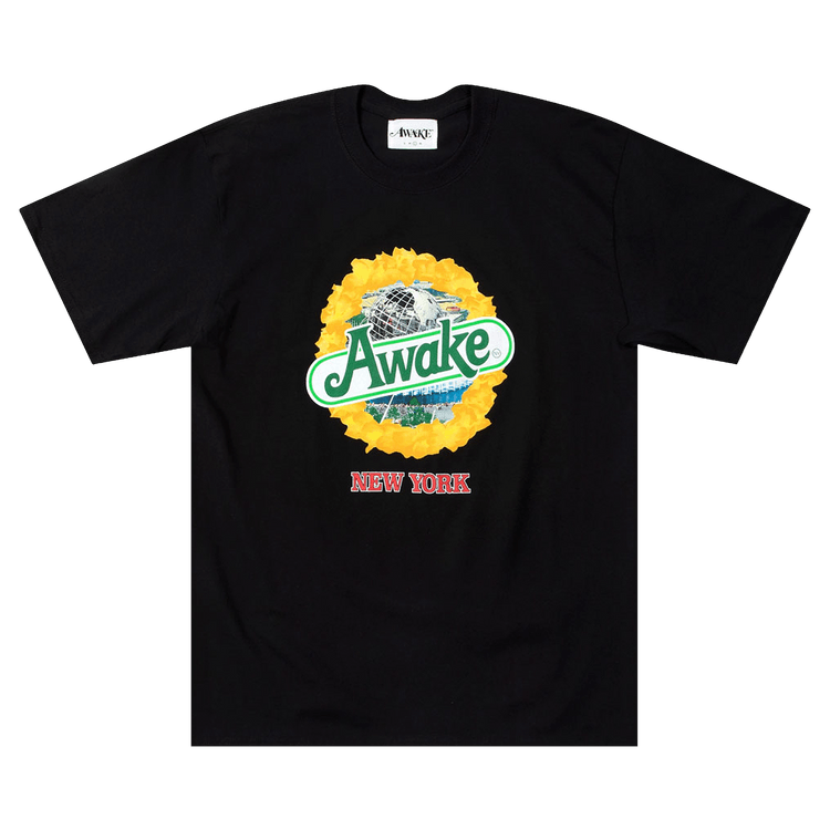 Awake NY Strawberry Kiwi Short-Sleeve Tee "Black"