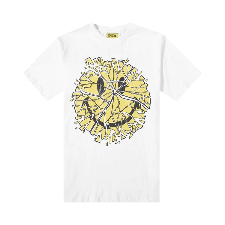 Chinatown Market Glass Smiley T-Shirt "White"
