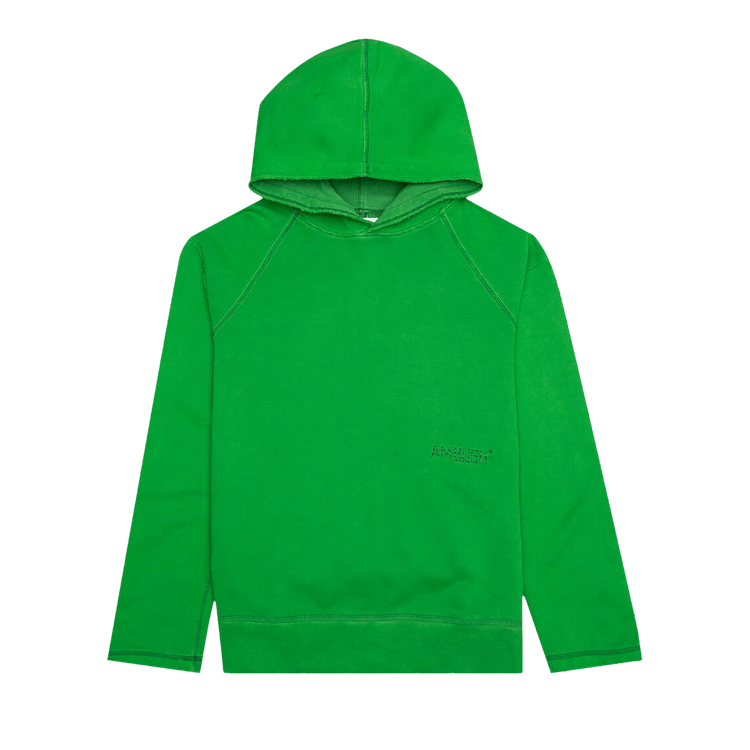 Ambush Raw Edge Hoodie "Green"