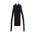 Bottega Veneta Ribbed Techno Skin Sweater "Black"
