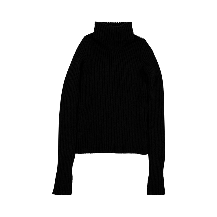 Bottega Veneta Distorted Rib Sweater "Black"