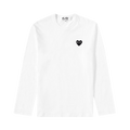 Comme des Garçons PLAY Heart Logo Long-Sleeve T-Shirt "White"