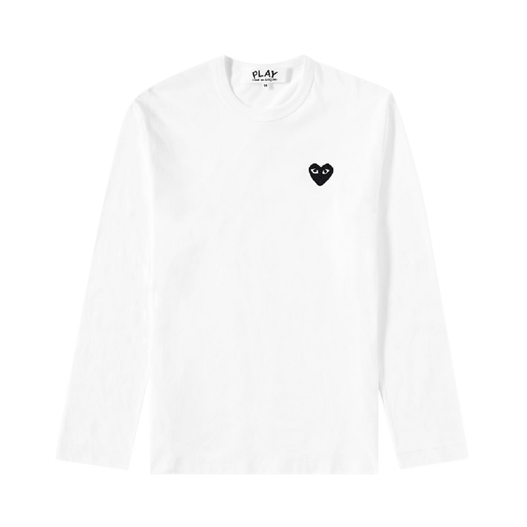 Comme des Garçons PLAY Heart Logo Long-Sleeve T-Shirt "White"