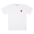 Comme des Garçons PLAY Heart Logo Short-Sleeve T-Shirt "White"