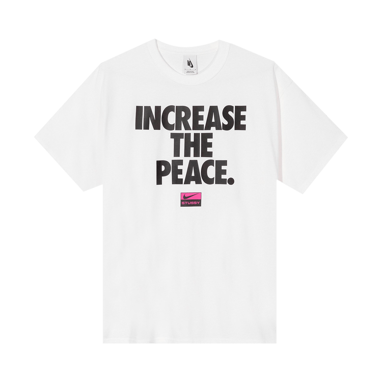 Nike x Stussy Increase The Peace T-Shirt "White"