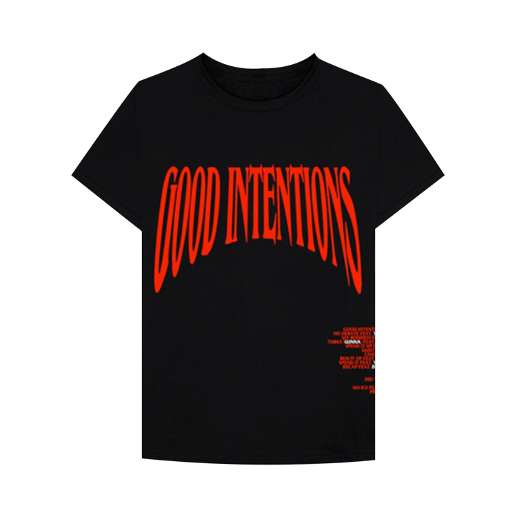 Vlone x Nav Good Intentions T-Shirt "Black"