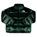 Supreme x The North Face Faux Fur Nuptse Jacket "Green"