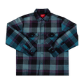 Supreme Quilted Flannel Shirt "Teal"