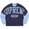 Supreme Overprint Crewneck "Ice Blue"