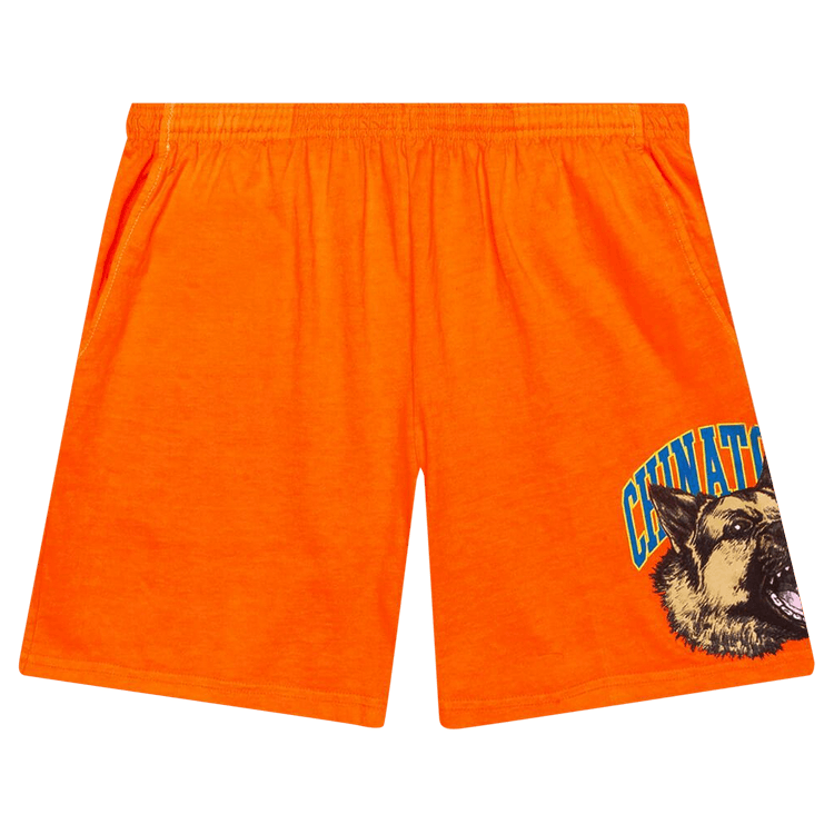 Chinatown Market Beware Sweatshort "Orange"