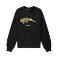 Palm Angels Croco Crewneck "Black/Green"