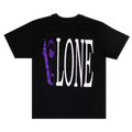 Vlone Logo Short-Sleeve T-Shirt "Black/Purple"