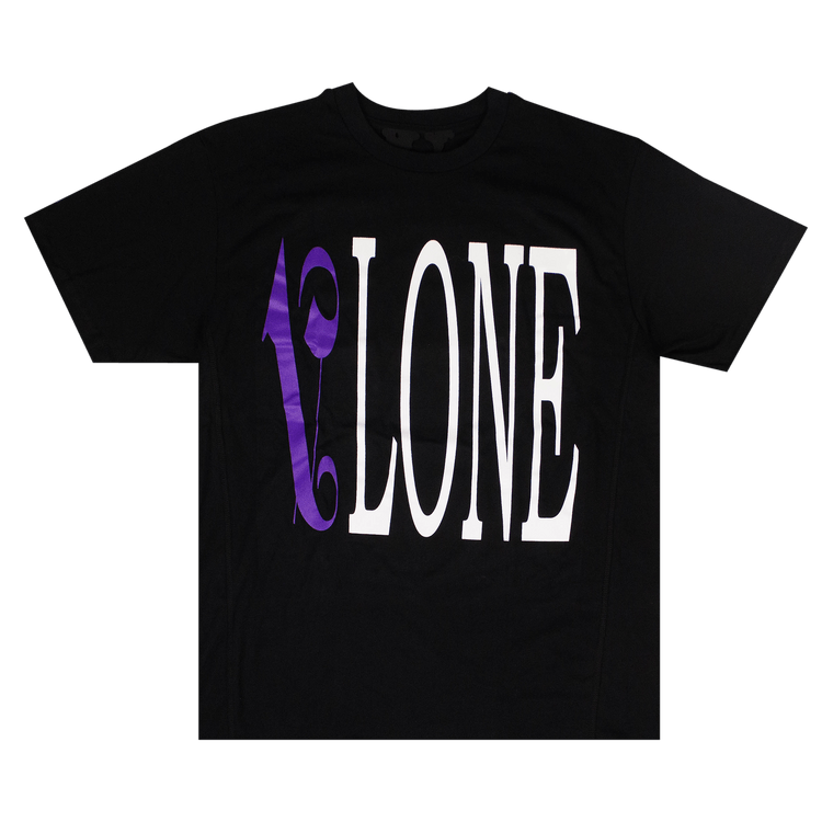 Vlone Logo Short-Sleeve T-Shirt "Black/Purple"