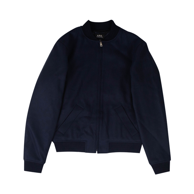 A.P.C. Wool Gaston Jacket "Navy Blue"