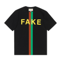 Gucci Fake/Not Print Oversize T-Shirt "Black"