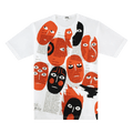Junya Watanabe Real Review T-Shirt "White/Orange/Black"
