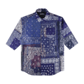 Neighborhood Quilted Shirt "Navy"