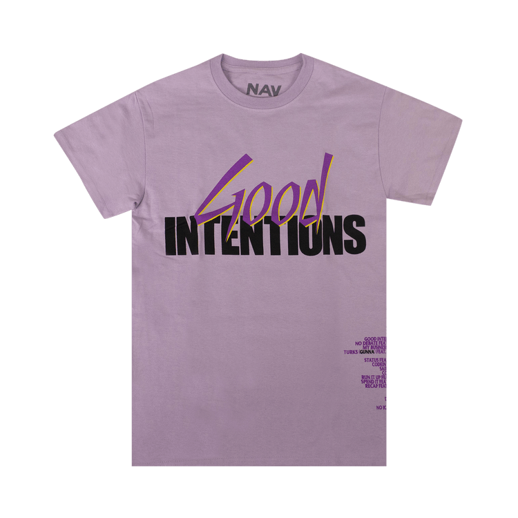 Vlone x Nav Doves Short-Sleeve T-Shirt "Purple"