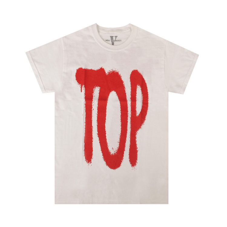 Vlone x NBA Youngboy Top Short-Sleeve T-Shirt "White"